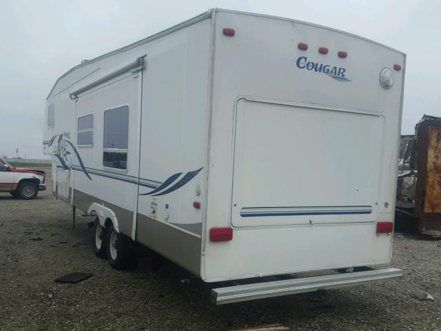 4YDF281284B040904 - 2004 KEYSTONE COUGAR WHITE photo 3