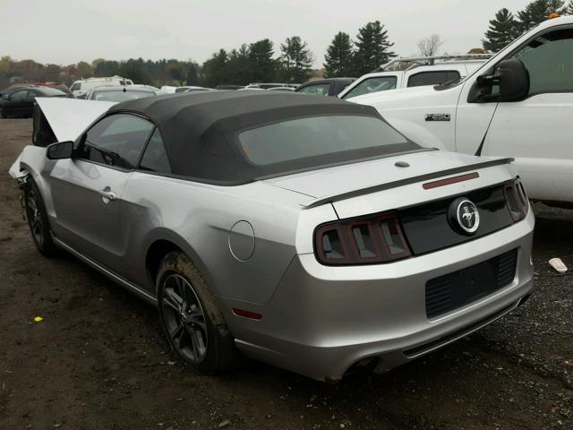 1ZVBP8EM0E5245564 - 2014 FORD MUSTANG SILVER photo 3