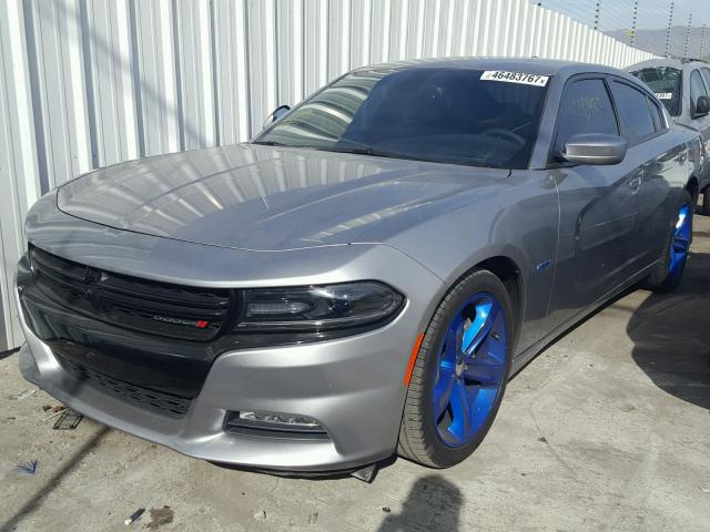 2C3CDXCTXFH819882 - 2015 DODGE CHARGER R/ GRAY photo 2