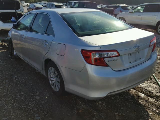 4T1BF1FK8DU245712 - 2013 TOYOTA CAMRY L SILVER photo 3