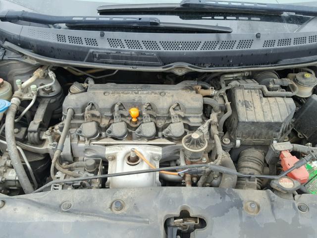 2HGFG12879H532032 - 2009 HONDA CIVIC GRAY photo 7