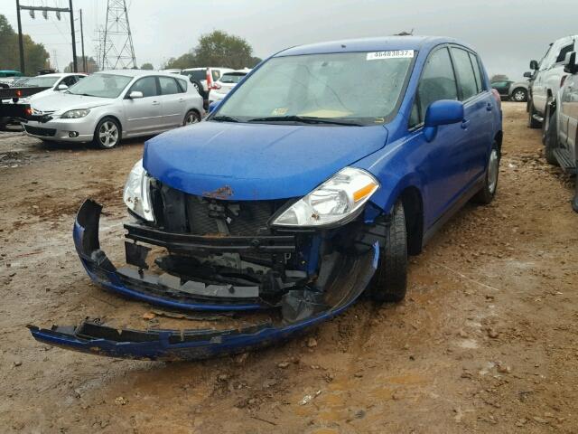 3N1BC1CP1BL477267 - 2011 NISSAN VERSA S BLUE photo 2