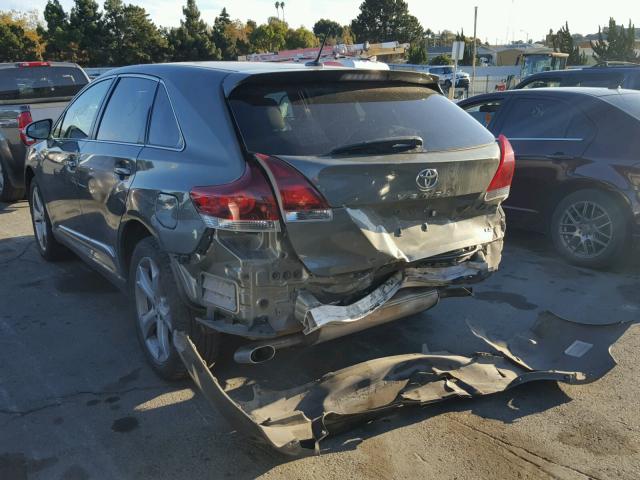 4T3ZK3BB5DU054705 - 2013 TOYOTA VENZA LE GRAY photo 3