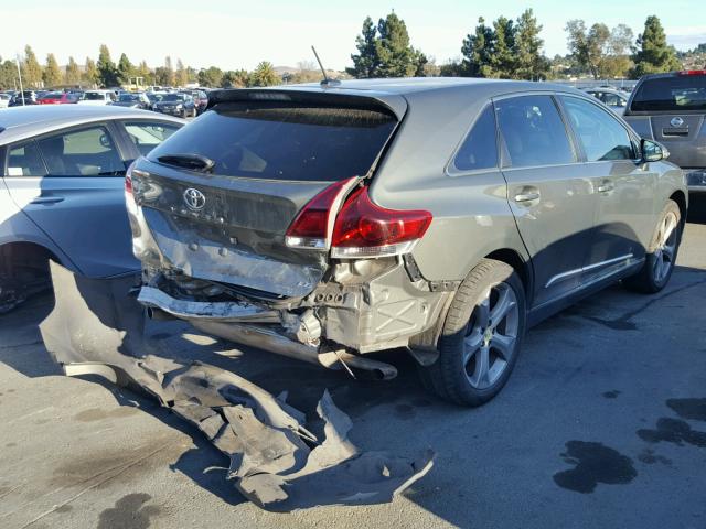 4T3ZK3BB5DU054705 - 2013 TOYOTA VENZA LE GRAY photo 4