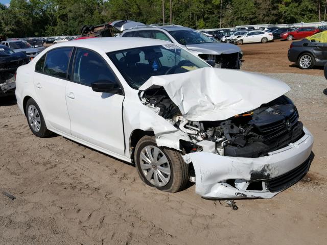 3VW2K7AJ6EM315745 - 2014 VOLKSWAGEN JETTA BASE 白色 照片 1