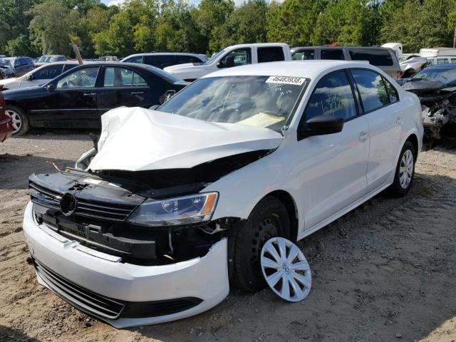 3VW2K7AJ6EM315745 - 2014 VOLKSWAGEN JETTA BASE 白色 照片 2