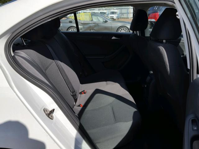 3VW2K7AJ6EM315745 - 2014 VOLKSWAGEN JETTA BASE 白色 照片 6