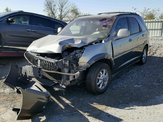 3G5DB03E02S500732 - 2002 BUICK RENDEZVOUS SILVER photo 2