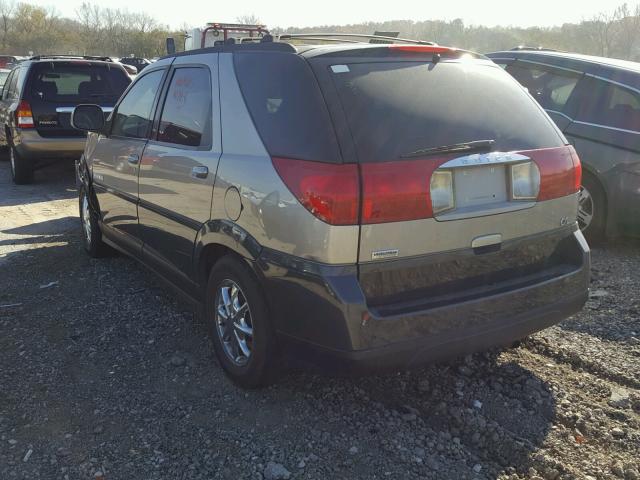 3G5DB03E02S500732 - 2002 BUICK RENDEZVOUS SILVER photo 3