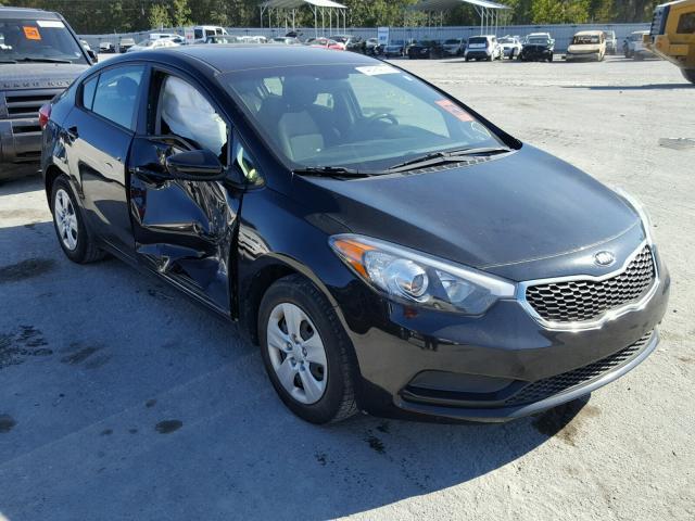 KNAFK4A66E5180994 - 2014 KIA FORTE LX BLACK photo 1