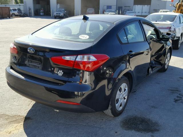 KNAFK4A66E5180994 - 2014 KIA FORTE LX BLACK photo 4