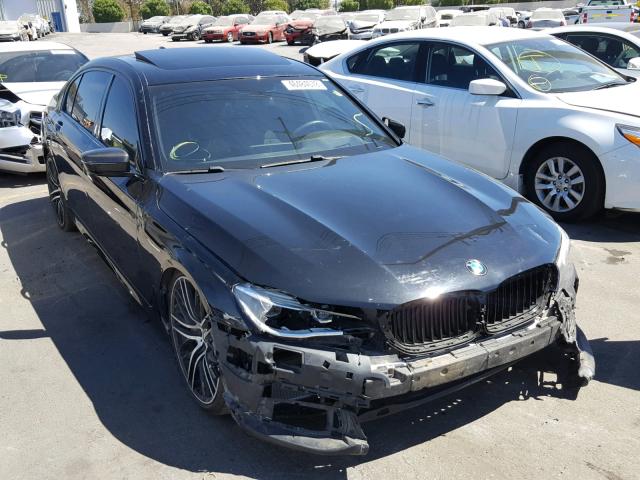 WBA7F0C53HGM21389 - 2017 BMW 750 I BLACK photo 1