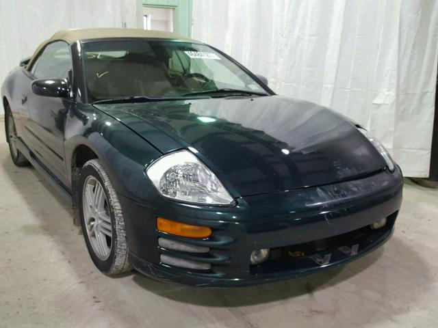 4A3AE85H81E088123 - 2001 MITSUBISHI ECLIPSE SP GREEN photo 1