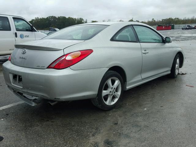 4T1CA38P15U048812 - 2005 TOYOTA CAMRY SOLA SILVER photo 4