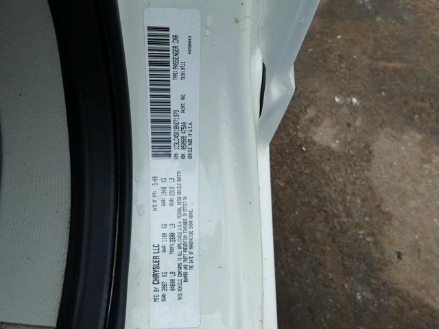 1C3LC45K18N271979 - 2008 CHRYSLER SEBRING WHITE photo 10