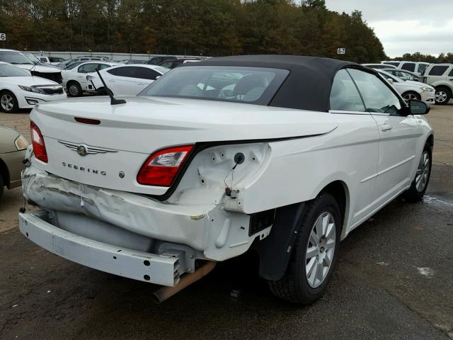 1C3LC45K18N271979 - 2008 CHRYSLER SEBRING WHITE photo 4