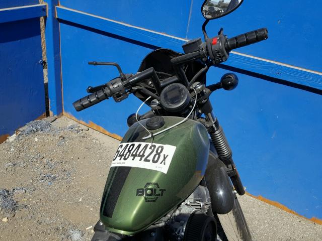 JYAVN05E9EA007747 - 2014 YAMAHA XVS950 CU GREEN photo 5