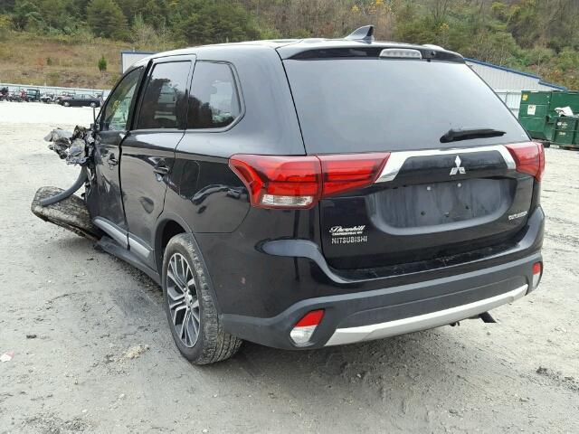 JA4AZ2A30HZ035721 - 2017 MITSUBISHI OUTLANDER BLACK photo 3