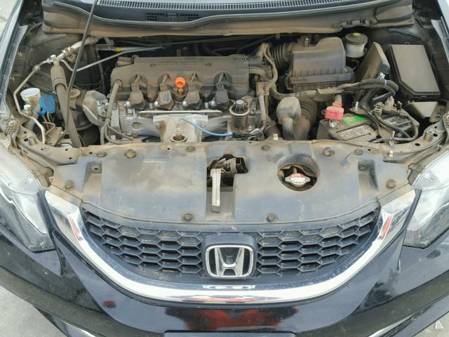 19XFB2F55EE221790 - 2014 HONDA CIVIC LX BLACK photo 7