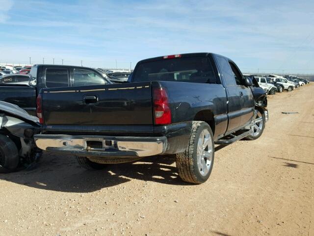 1GCEC19VX7Z197993 - 2007 CHEVROLET SILVERADO BLACK photo 4