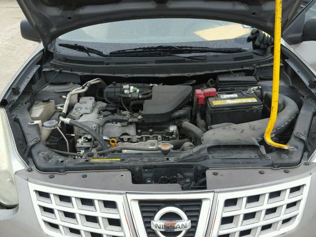 JN8AS5MT6AW025455 - 2010 NISSAN ROGUE S SILVER photo 7