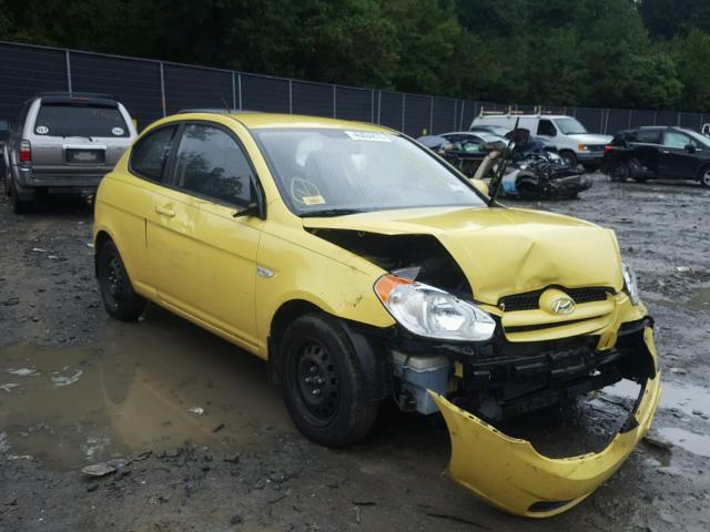 KMHCM3AC5AU168153 - 2010 HYUNDAI ACCENT BLU YELLOW photo 1