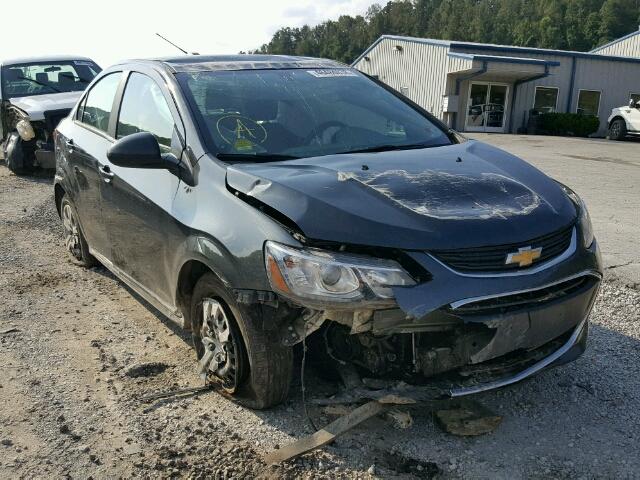 1G1JB5SH7H4156838 - 2017 CHEVROLET SONIC LS 黑色 照片 1
