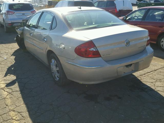 2G4WC582181347529 - 2008 BUICK LACROSSE C TAN photo 3