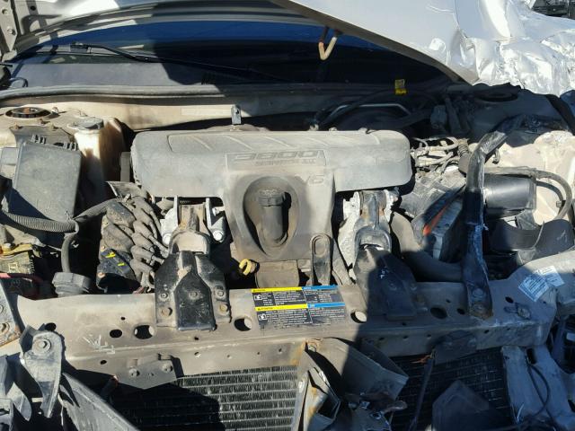 2G4WC582181347529 - 2008 BUICK LACROSSE C TAN photo 7