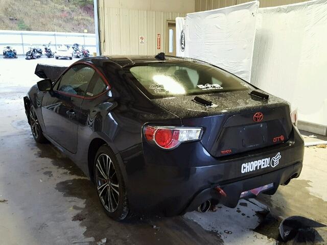 JF1ZNAA13F8700651 - 2015 TOYOTA SCION FR-S შავი ფოტო 3