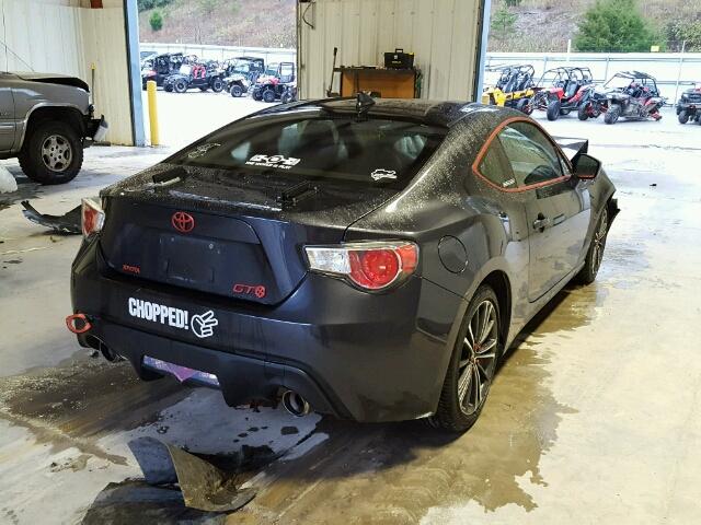 JF1ZNAA13F8700651 - 2015 TOYOTA SCION FR-S შავი ფოტო 4