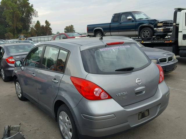 3N1BC1CP1CK254394 - 2012 NISSAN VERSA S GRAY photo 3