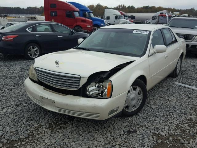 1G6KD54Y53U114098 - 2003 CADILLAC DEVILLE CREAM photo 2