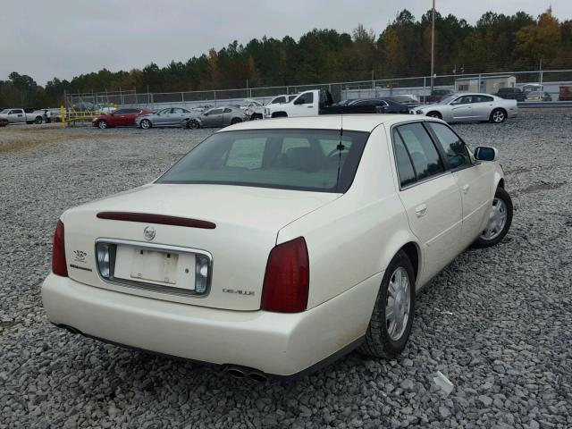 1G6KD54Y53U114098 - 2003 CADILLAC DEVILLE CREAM photo 4