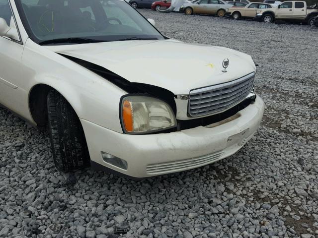 1G6KD54Y53U114098 - 2003 CADILLAC DEVILLE CREAM photo 9