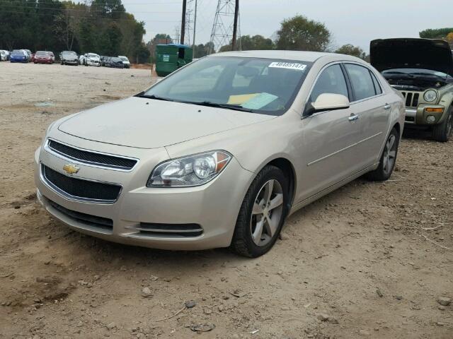 1G1ZC5EU4CF147973 - 2012 CHEVROLET MALIBU 1LT TAN photo 2