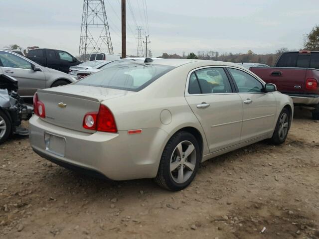 1G1ZC5EU4CF147973 - 2012 CHEVROLET MALIBU 1LT TAN photo 4