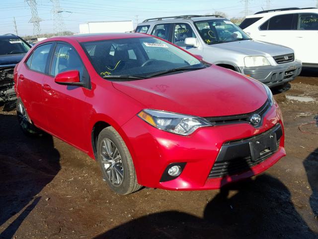 2T1BURHE6GC692685 - 2016 TOYOTA COROLLA L RED photo 1