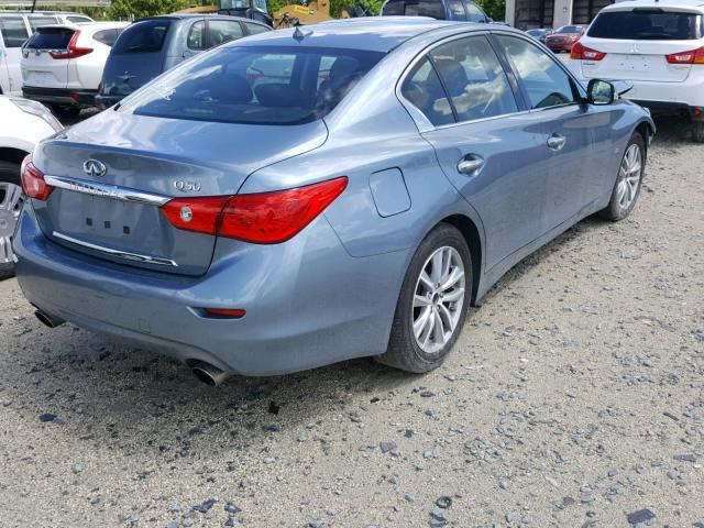 JN1EV7AP5HM740789 - 2017 INFINITI Q50 PREMIU GRAY photo 4