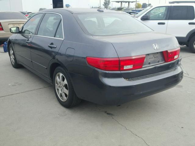 1HGCM66575A029621 - 2005 HONDA ACCORD EX CHARCOAL photo 3