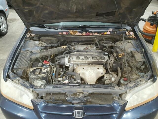 JHMCG5658YC037654 - 2000 HONDA ACCORD EX BLUE photo 7