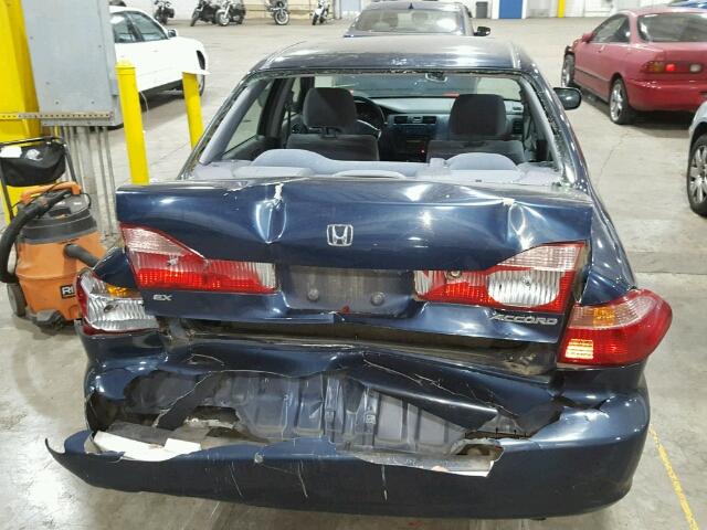 JHMCG5658YC037654 - 2000 HONDA ACCORD EX BLUE photo 9