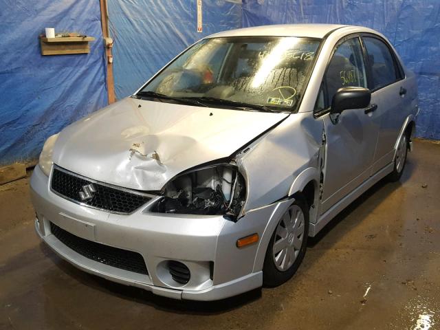 JS2RB62S965300608 - 2006 SUZUKI AERIO SILVER photo 2