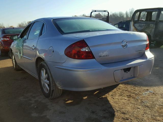 2G4WD532451305520 - 2005 BUICK LACROSSE C SILVER photo 3