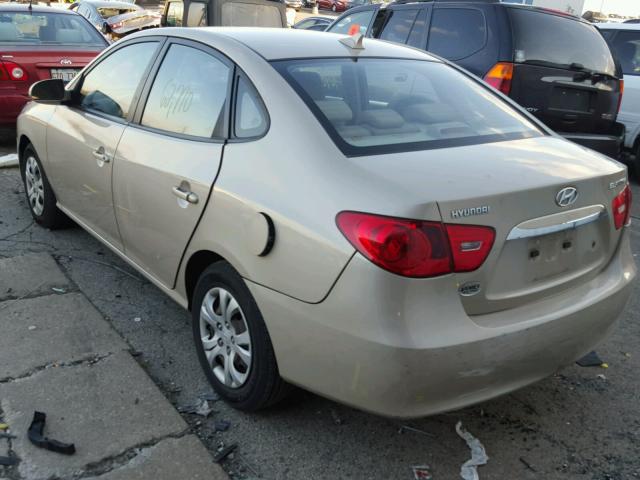 KMHDU4AD8AU159644 - 2010 HYUNDAI ELANTRA GOLD photo 3