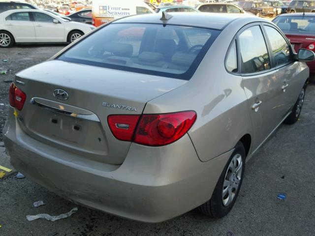 KMHDU4AD8AU159644 - 2010 HYUNDAI ELANTRA GOLD photo 4