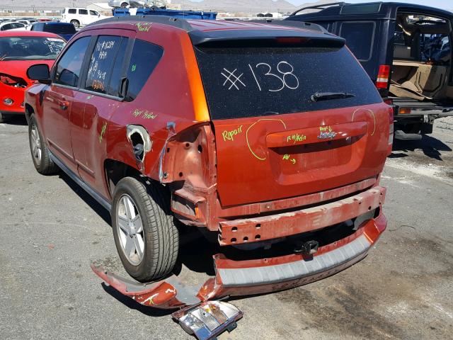 1J4NT4FB7AD601858 - 2010 JEEP COMPASS SP 橙色 照片 3