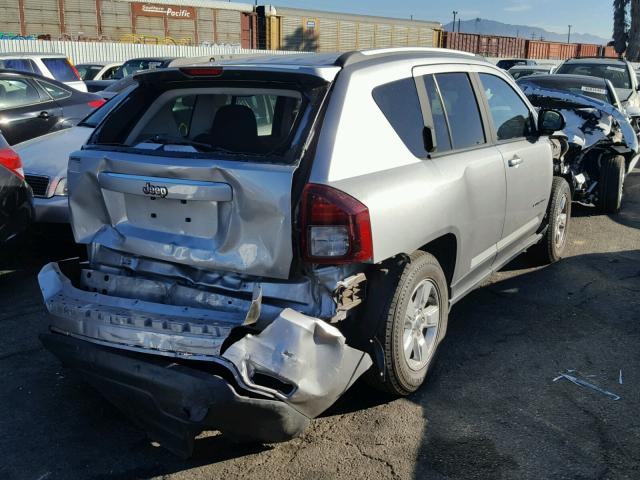 1C4NJCBAXFD386356 - 2015 JEEP COMPASS SP ვერცხლისფერი ფოტო 4