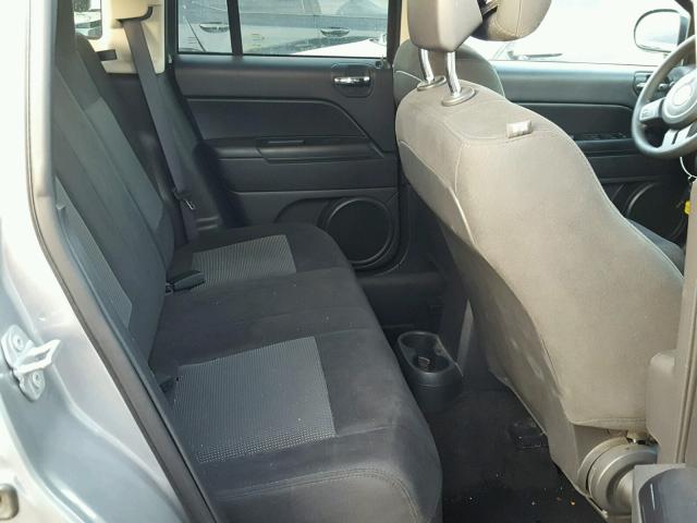 1C4NJCBAXFD386356 - 2015 JEEP COMPASS SP ვერცხლისფერი ფოტო 6