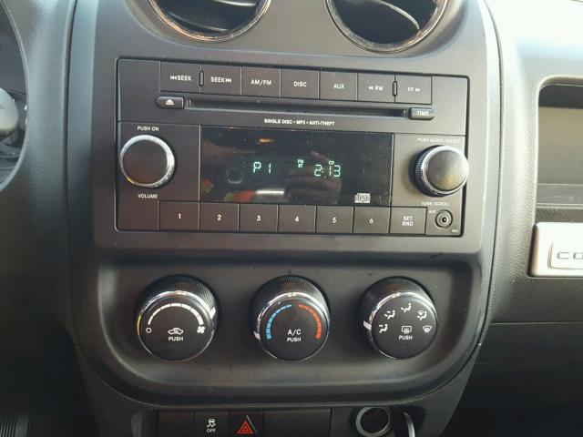 1C4NJCBAXFD386356 - 2015 JEEP COMPASS SP ვერცხლისფერი ფოტო 9